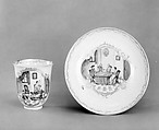 Cup and saucer, Imperial Porcelain Manufactory, Hard-paste porcelain, Austrian, Vienna