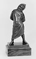Roman Jester (Petit fou de Rome), Antoine-Louis Barye French, Bronze, on wood base, French