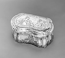 Casket or toilet box, Silver gilt with niello, Russian, Velikii Ustiug (Siberia)