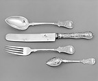 Fork, Silver gilt and niello, Russian, Moscow