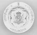Bowl (part of a service), Hard-paste porcelain, Chinese, for Scottish market