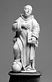 Standing Male Saint, Ivory, possibly French
