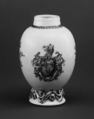 Tea caddy, Hard-paste porcelain, Chinese, for British market