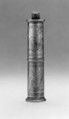 Pair of candlesticks, Pewter, British