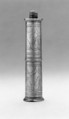 Pair of candlesticks, Pewter, British
