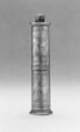Pair of candlesticks, Pewter, British
