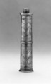 Pair of candlesticks, Pewter, British