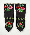 Ensemble, cotton, wool, linen, glass, metal, Russian