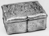 Snuffbox, Antoine Daroux French, Silver, gilt, French, Paris