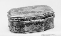 Box, Silver, niello, gilt lining, German
