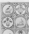 Tile, Delftware (tin-glazed earthenware), Dutch