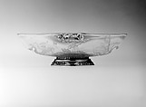 Oval cup, Rock crystal, enameled gold mounts, Italian, Milan