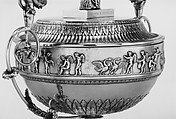 Sugar bowl with cover, Giovacchino Belli (Italian, 1756–1822, master 1787), Silver gilt, Italian, Rome