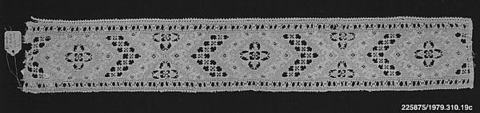 Bands, Linen, bobbin lace, Italian
