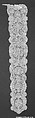 Lappets (2), Bobbin lace, point d'Angleterre, linen, Flemish