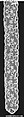 Two joined lappets, Linen, bobbin lace, Flemish