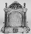 Pax, Silver gilt, mother-of-pearl, German, Nuremberg