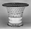 Fruit basket (one of a pair), Sèvres Manufactory French, Hard-paste porcelain, French, Sèvres