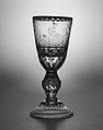 Standing cup, Glass, German, Hesse