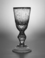 Standing cup, Glass, German, Hesse