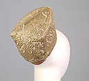 Hat, Metallic, silk, Russian