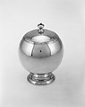 Sugar bowl, James Tait (adm. 1704), Silver, Scottish, Edinburgh