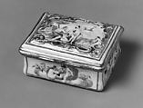 Snuffbox, Doccia Porcelain Manufactory  Italian, Hard-paste porcelain, gold, Italian, Florence