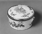Snuffbox, Royal Porcelain Manufactory (?) Danish, Hard-paste porcelain, gilt-metal, possibly Danish, Copenhagen
