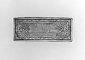 Tobacco box, Brass and copper, Dutch or Flemish