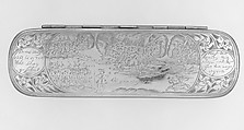 Tobacco box, Brass, copper, Dutch