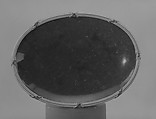 Dish, Silver gilt, enamel, quartz, Russian