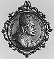 Pope Innocent XI, Medalist: Giovanni Martino Hamerani (Italian, 1646/9–1705), Silver gilt, red stones, Italian, Rome