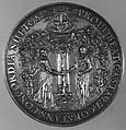 Marriage medal, Medalist: Johann Höhn I (German, 1607–1663), Silver, German, Danzig
