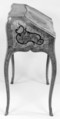 Slant-top desk, Jean-François Hache (fils, called Hache l&#39;ainé) (1730–1801/2), Walnut, kingwood and various marquetry woods, some stained; gilt bronze, French, Grenoble