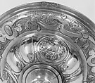 Two double standing cups (trussing cups), Probably Simon Pissinger (active 1582–1609), Gilded silver, German, Regensburg