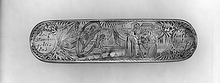 Tobacco box, Copper, brass, Flemish