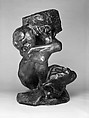 Fallen Caryatid Carrying Her Stone, Auguste Rodin French, Bronze, French