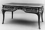 Desk, Mahogany and gilt bronze, French