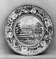 Plate, William Adams & Sons British, Pottery, British, Staffordshire
