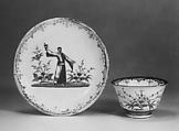 Teabowl and saucer, Meissen Manufactory German, Hard-paste porcelain, German, Meissen
