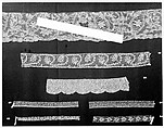Fragment, Bobbin lace, British, Buckinghamshire