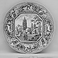 Plate, J. and W. Ridgway, Cauldon, Stoke British, Pottery, British, Staffordshire