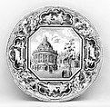 Plate, J. and W. Ridgway, Cauldon, Stoke British, Pottery, British, Staffordshire