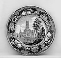 Plate, James and Ralph Clews  British, Pottery, British, Cobridge, Staffordshire