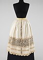 Apron, linen, Slovak