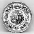 Plate, William Adams British, Pottery, British, Staffordshire