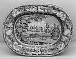 Platter, R. Hall, Pottery, British, Staffordshire