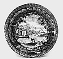Soup plate, James and Ralph Clews  British, Pottery, British, Cobridge, Staffordshire