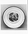 Plate, Earthenware, British, Leeds, Yorkshire