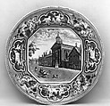 Soup plate, J. and W. Ridgway, Cauldon, Stoke British, Pottery, British, Staffordshire
